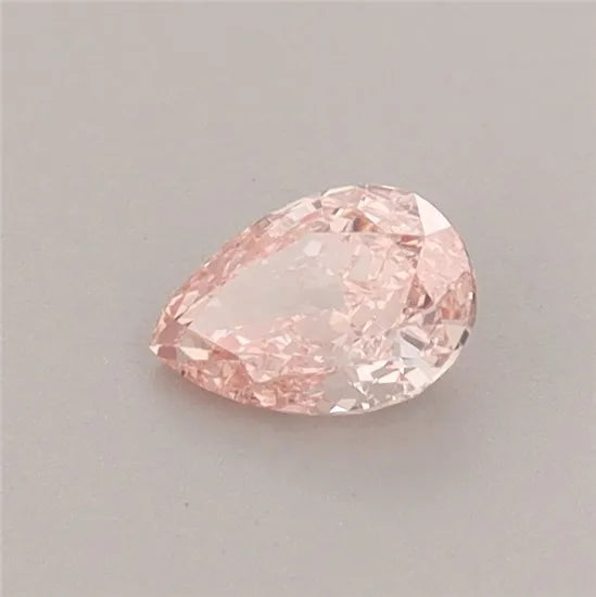 0.40ct Pear Lab Grown Diamond (Colour Fancy Vivid Pink, Clarity VS1, IGI Certified)