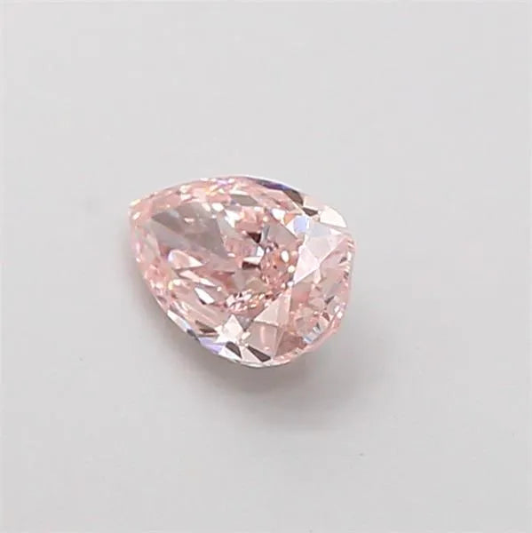 0.41ct Pear Lab Grown Diamond (Colour Fancy Intense Pink, Clarity VS1, IGI Certified)