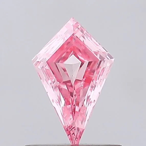 0.57ct Kite Lab Grown Diamond (Colour Fancy Vivid Pink, Clarity VS1, IGI Certified)