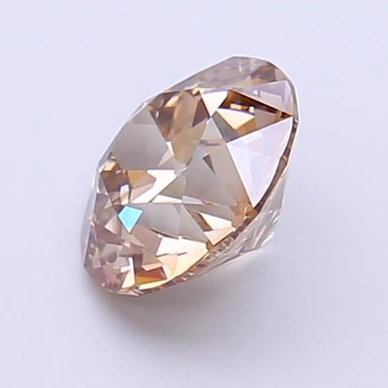 1.51ct European cut Lab Grown Diamond (Colour Fancy Light Brown, Clarity VVS2, IGI Certified)