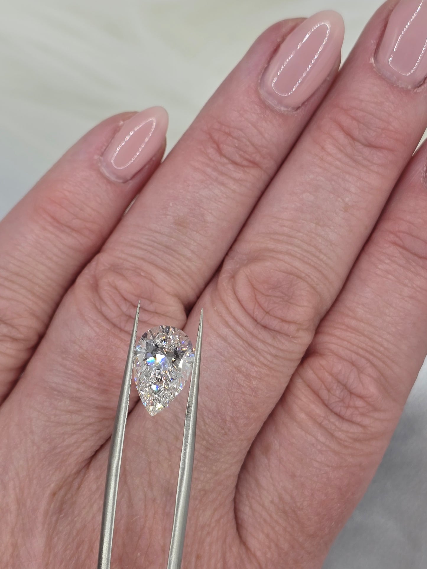 Loose 3.00 Ct F/VVS2 Pear Lab Diamond - IGI Certified