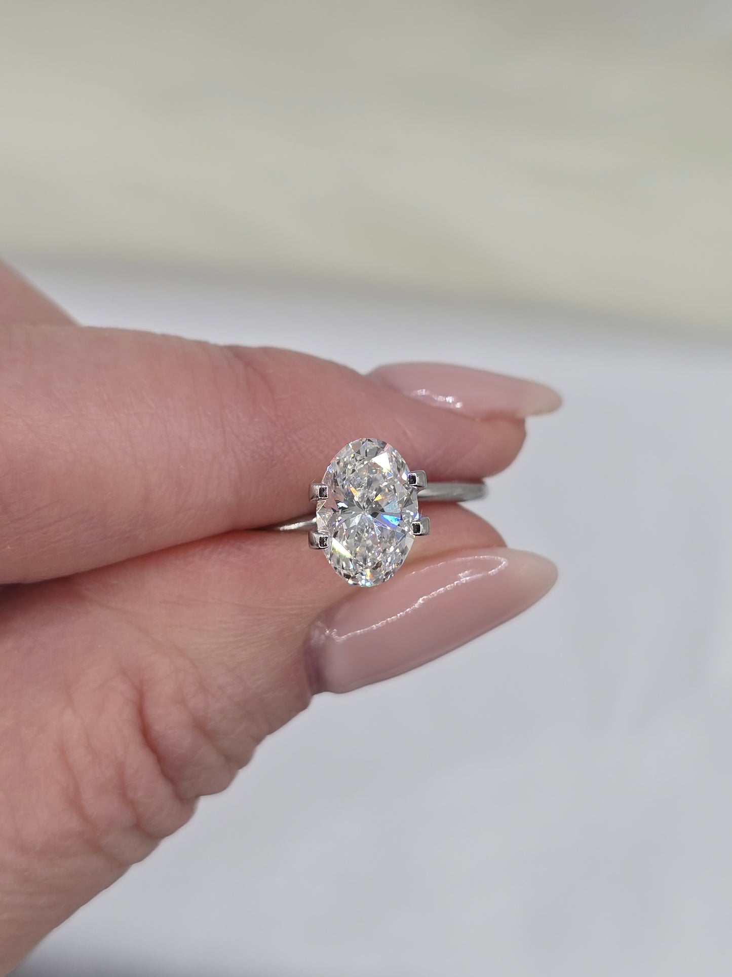 Loose 1.57 Ct D/VS1 Oval Lab Grown Diamond - IGI Certified