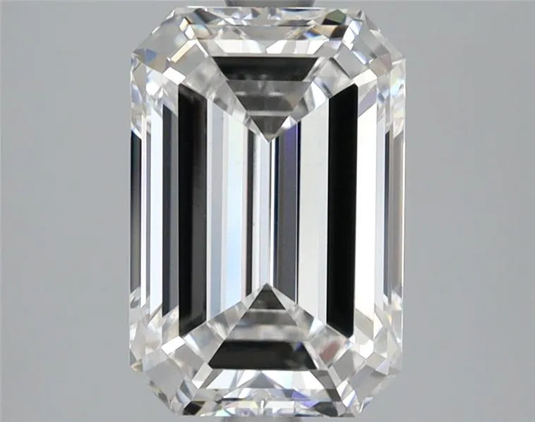 3.00ct Emerald Lab Grown Diamond (Colour D, Clarity VVS2, IGI Certified)