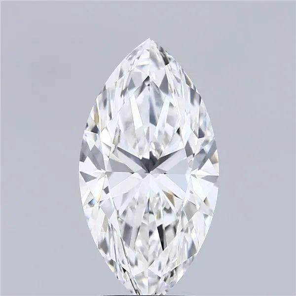 3.02ct Marquise Lab Grown Diamond (Colour E, Clarity VVS1, IGI Certified)