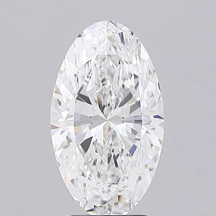 3.04ct Oval Lab Grown Diamond (Colour E, Clarity VS1, IGI Certified)