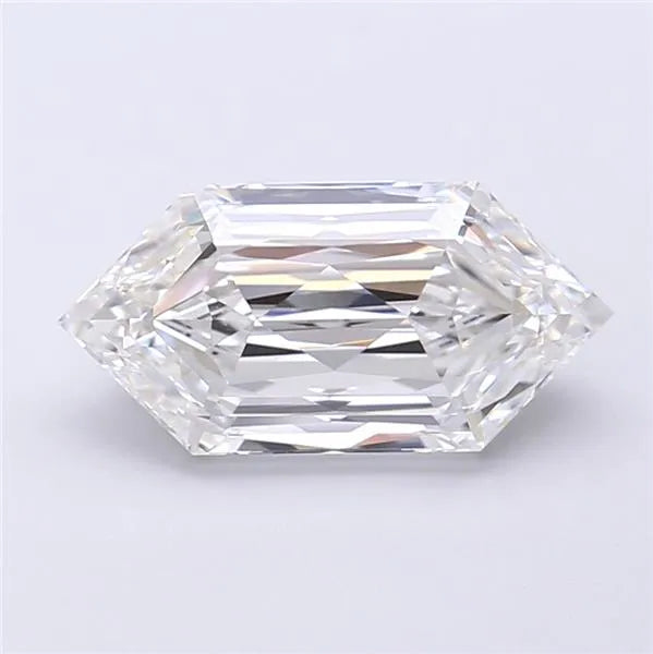 3.07ct Hexagonal Lab Grown Diamond (Colour E, Clarity VVS2, IGI Certified)