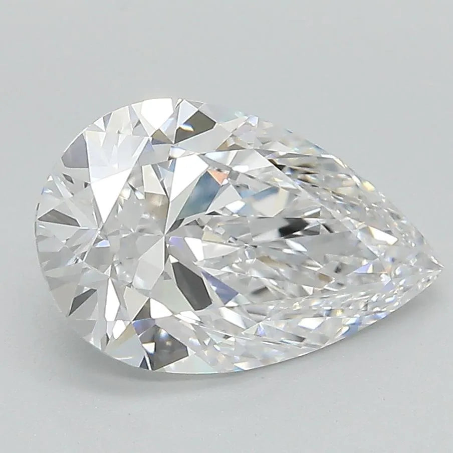 3.40ct Pear Lab Grown Diamond (Colour D, Clarity VS1, GIA Certified)