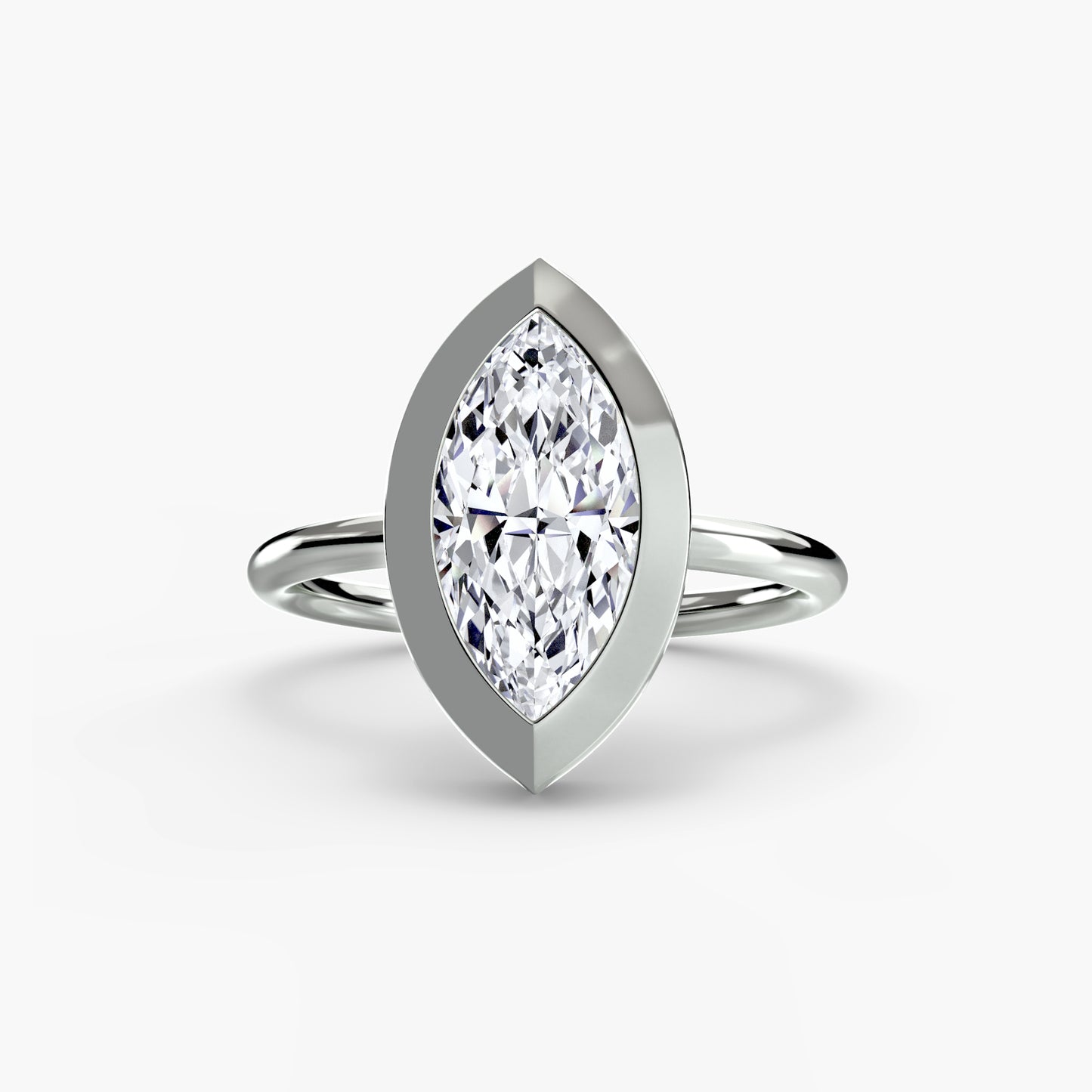 The "Lydia" Bezel Set Solitaire