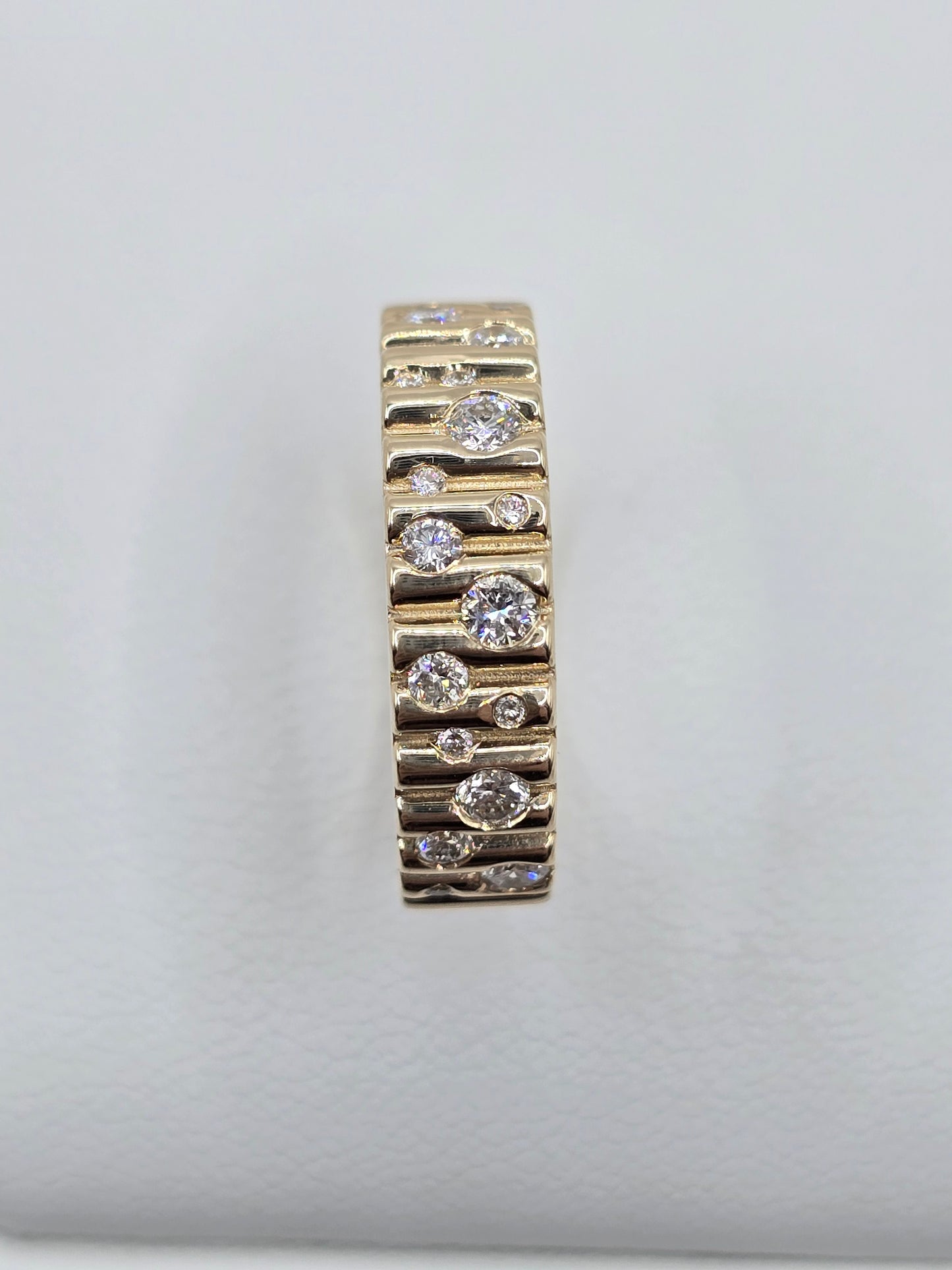 14K The "Sutton" Textured Band - Starts at $1975