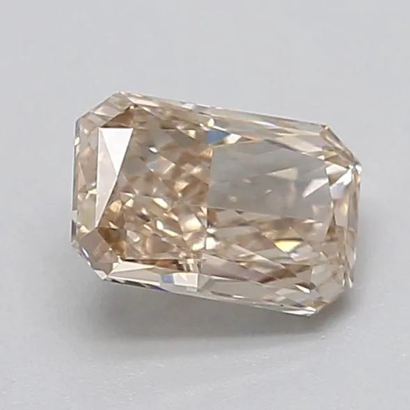 0.37ct Radiant Lab Grown Diamond (Colour Very Light Brown, Clarity VVS1, IGI Certified)