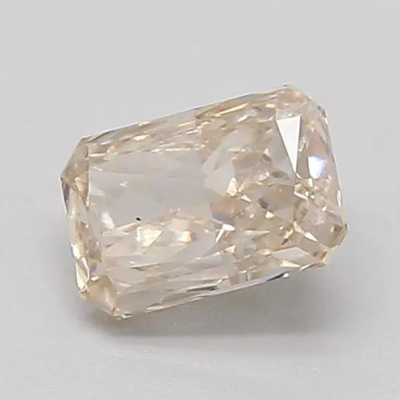0.42ct Radiant Lab Grown Diamond (Colour Very Light Brown, Clarity VS1, IGI Certified)