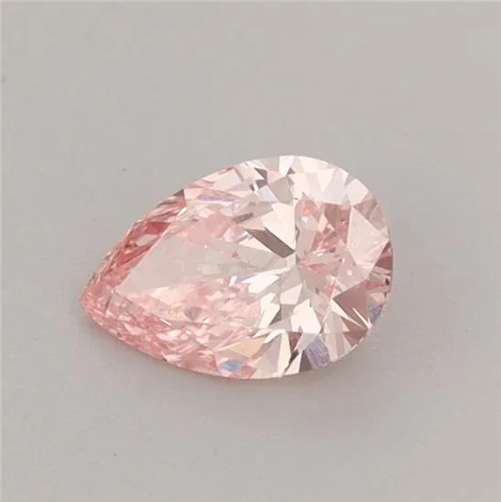 0.51ct Pear Lab Grown Diamond (Colour Fancy Vivid Pink, Clarity VS2, IGI Certified)