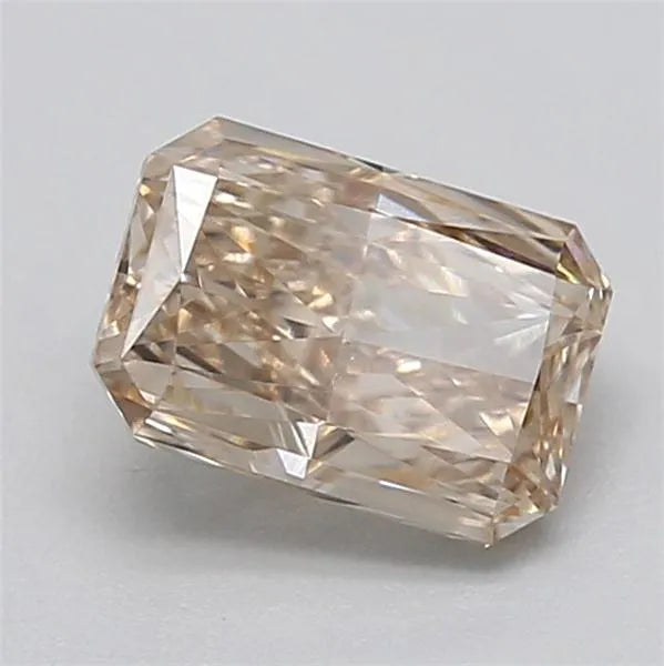 0.55ct Radiant Lab Grown Diamond (Colour Very Light Brown, Clarity VVS2, IGI Certified)