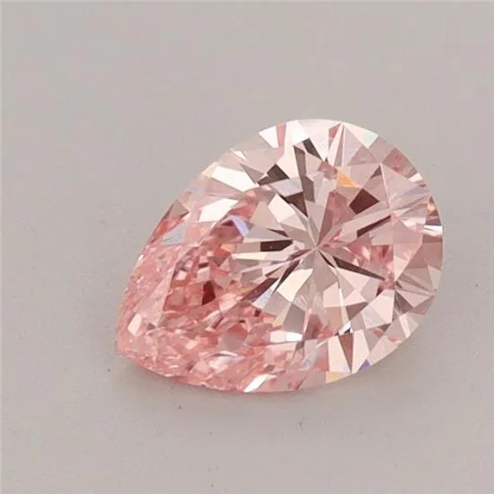0.60ct Pear Lab Grown Diamond (Colour Fancy Vivid Pink, Clarity VS1, IGI Certified)