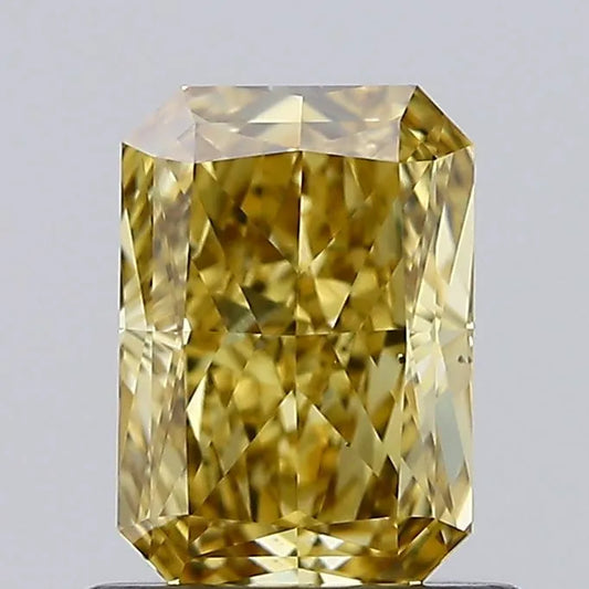 0.90ct Radiant Lab Grown Diamond (Colour Fancy Intense Gray Yellow, Clarity VS2, IGI Certified)