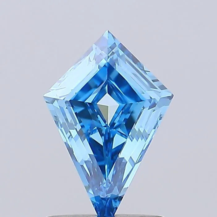 0.93ct Kite Lab Grown Diamond (Colour Fancy Vivid Blue, Clarity VS1, IGI Certified)