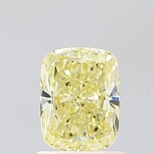 1.00ct Cushion modified Lab Grown Diamond (Colour Fancy Yellow, Clarity VS1, IGI Certified)