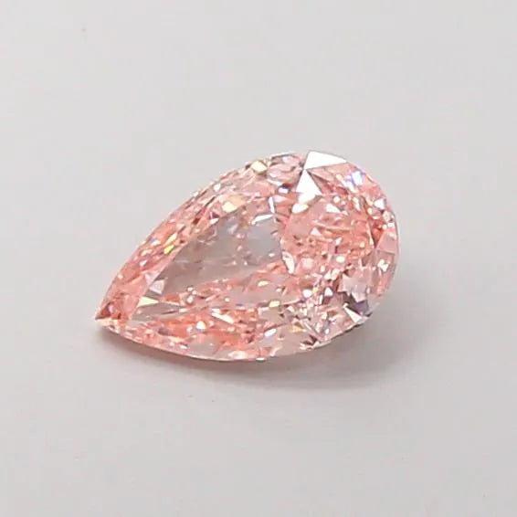 1.02ct Pear Lab Grown Diamond (Colour Fancy Light Pinkish Brown, Clarity VS1, IGI Certified)