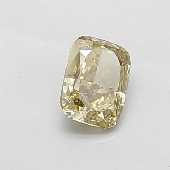 1.05ct Cushion modified Lab Grown Diamond (Colour Fancy Gray Yellow, Clarity VVS2, IGI Certified)