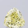 1.21ct Triangular Lab Grown Diamond (Colour Fancy Yellow, Clarity VVS2, IGI Certified)