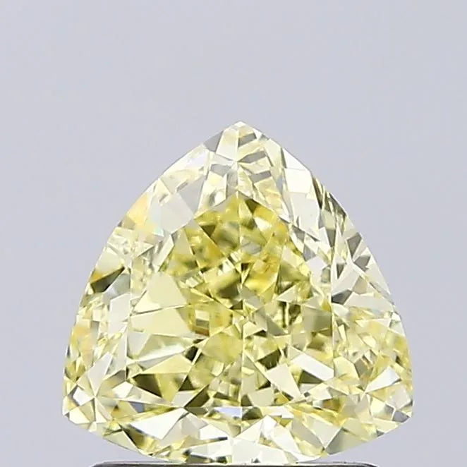 1.21ct Triangular Lab Grown Diamond (Colour Fancy Yellow, Clarity VVS2, IGI Certified)
