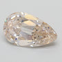 1.58ct Pear Lab Grown Diamond (Colour Faint Brown, Clarity VVS2, IGI Certified)