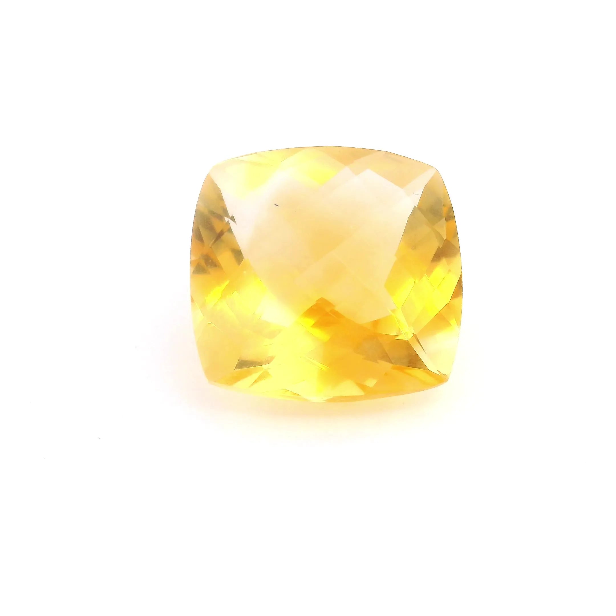 10.02ct Cushion Natural Citrine (Colour Yellow, Clarity Eye Clean, Cut Faceted)