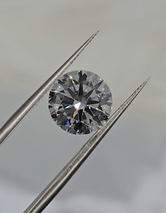 Loose 4.39 Ct E/VVS2 Ideal Cut Round Lab Grown Diamond - IGI Certified