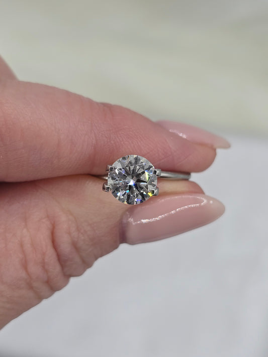 Loose 1.57 Ct D/VVS2 Ideal Cut Round Lab Diamond - IGI Certified