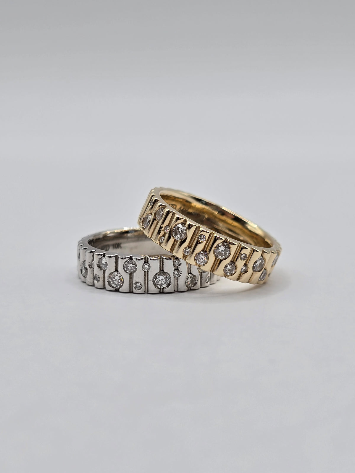 14K The "Sutton" Textured Band