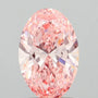 2.00ct Oval Lab Grown Diamond (Colour Fancy Vivid Pink, Clarity VS1, IGI Certified)