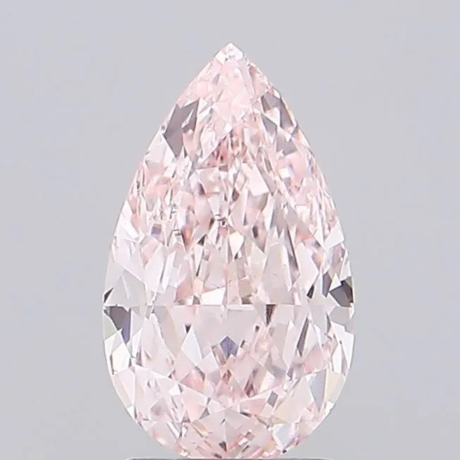 2.04ct Pear Lab Grown Diamond (Colour Fancy Intense Pink, Clarity VS1, IGI Certified)