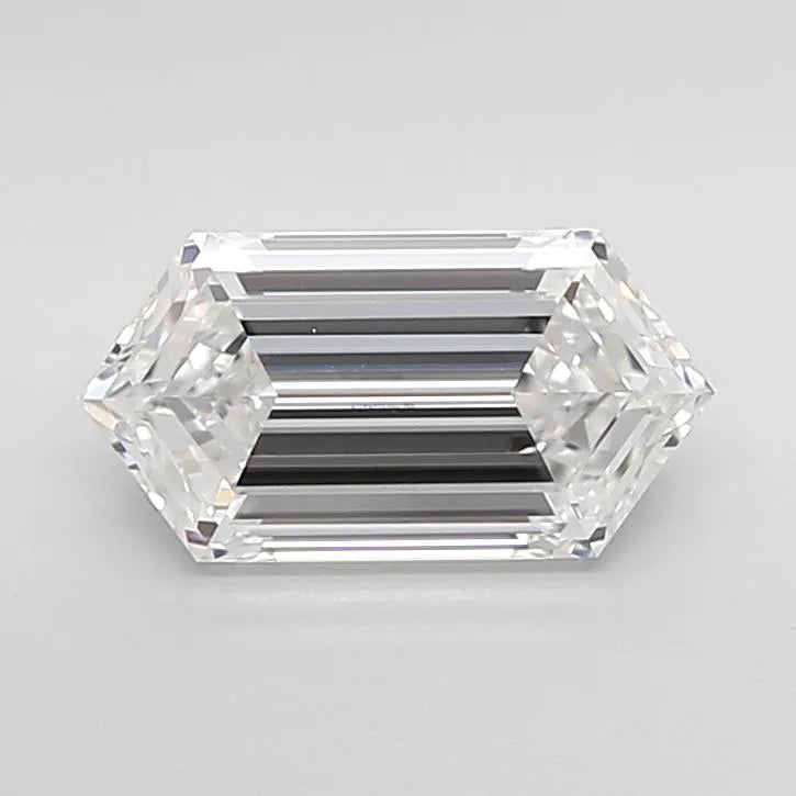 2.07ct Hexagonal Lab Grown Diamond (Colour E, Clarity VVS2, IGI Certified)
