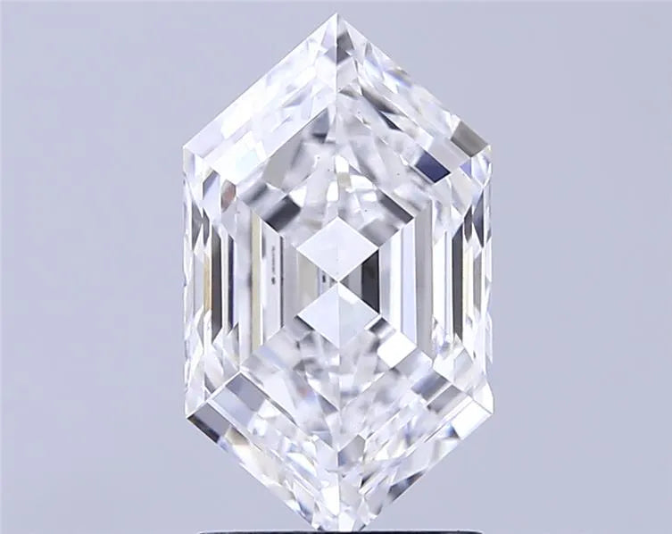 2.08ct Hexagonal Lab Grown Diamond (Colour D, Clarity VS1, IGI Certified)