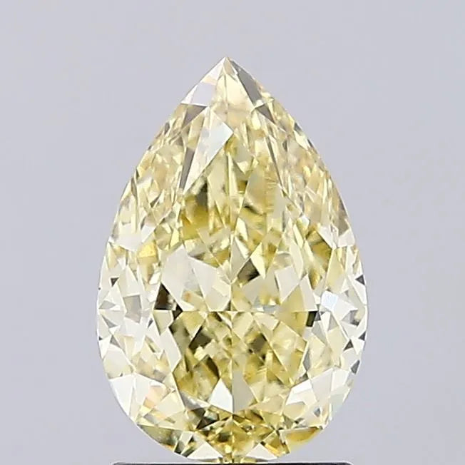 2.08ct Pear Lab Grown Diamond (Colour Fancy Intense Yellow, Clarity VVS2, IGI Certified)