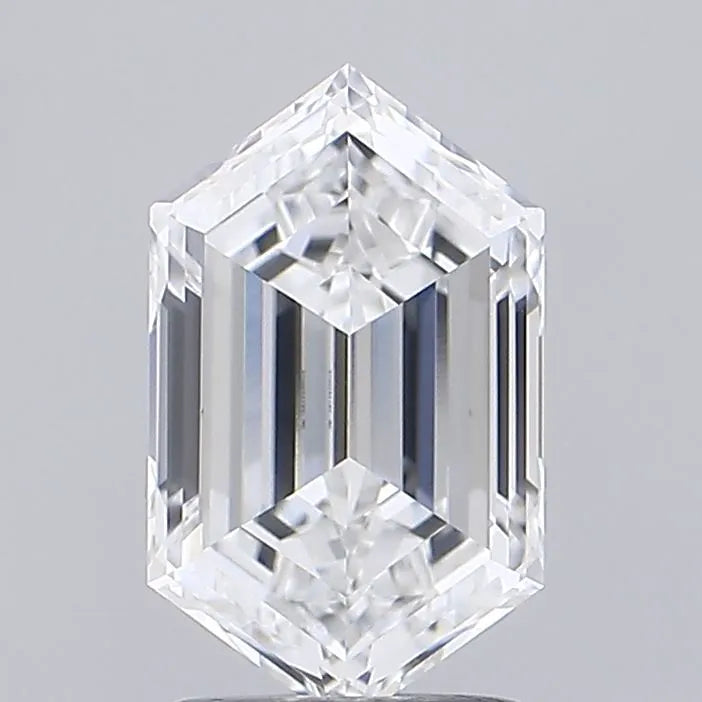 2.09ct Hexagonal Lab Grown Diamond (Colour E, Clarity VVS2, IGI Certified)