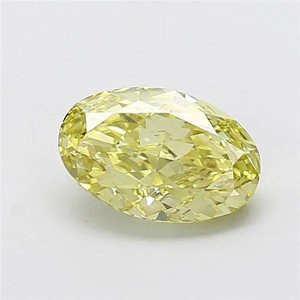 2.52ct Oval Lab Grown Diamond (Colour Fancy Intense Yellow, Clarity VS1, IGI Certified)