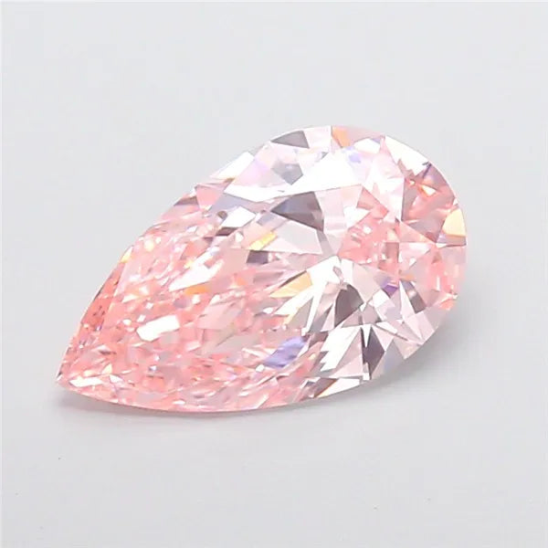 2.54ct Pear Lab Grown Diamond (Colour Fancy Intense Pink, Clarity VVS2, IGI Certified)