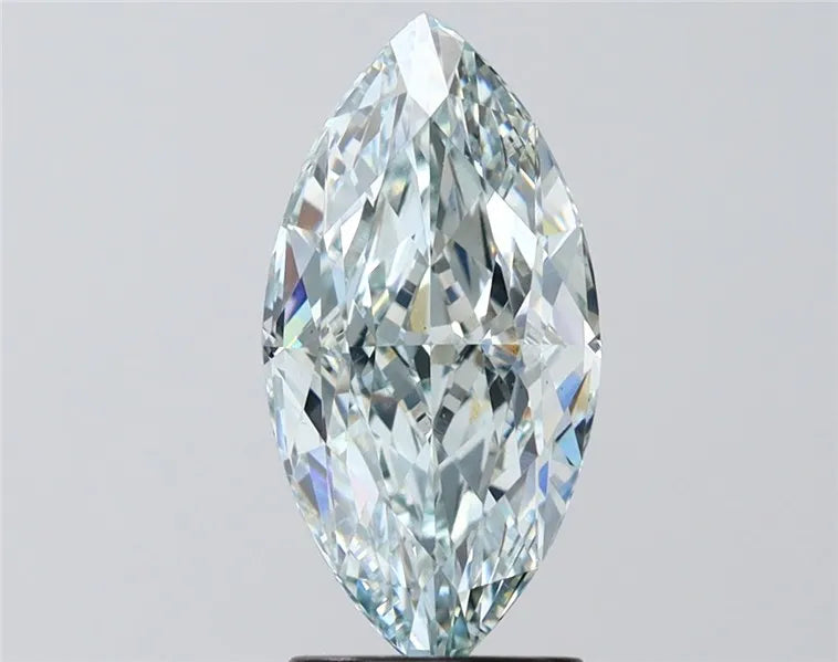 2.55ct Marquise Lab Grown Diamond (Colour Fancy Blue, Clarity VS1, IGI Certified)