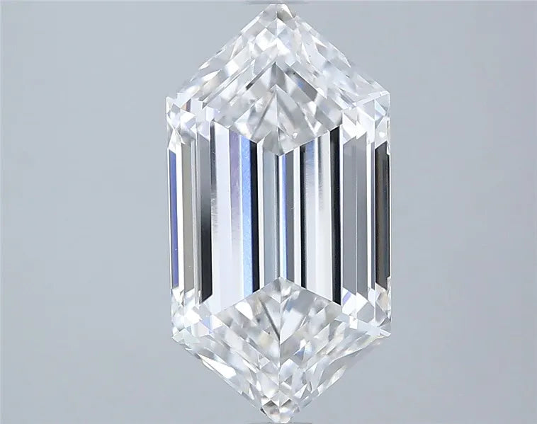 2.78ct Hexagonal Lab Grown Diamond (Colour D, Clarity VS1, IGI Certified)