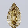 2.91ct Pear Lab Grown Diamond (Colour Fancy Light Yellowish Brown, Clarity VS2, IGI Certified)
