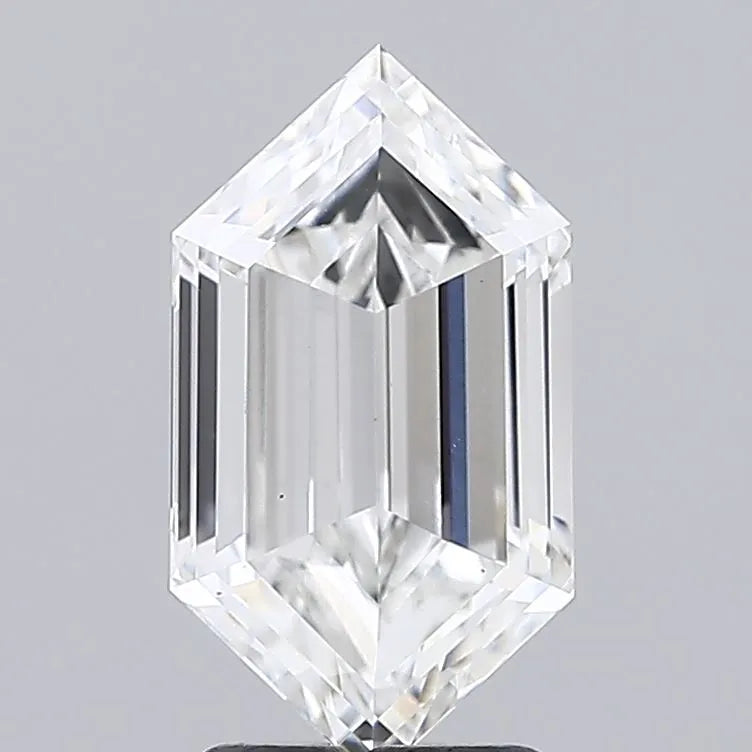 3.01ct Hexagonal Lab Grown Diamond (Colour E, Clarity VS1, IGI Certified)