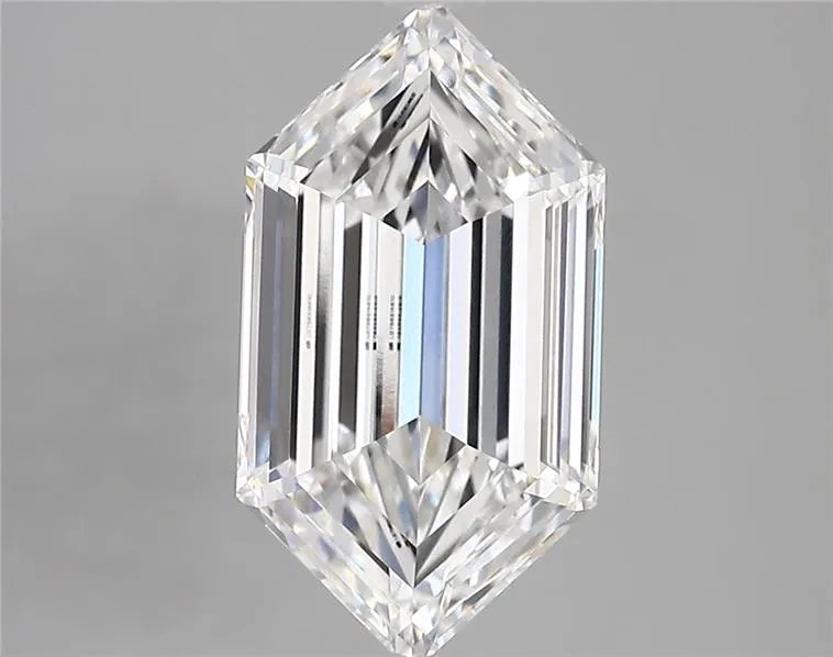 3.02ct Hexagonal Lab Grown Diamond (Colour D, Clarity VVS1, IGI Certified)