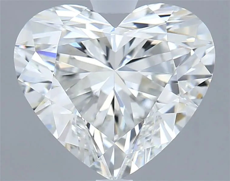 3.07ct Heart Lab Grown Diamond (Colour G, Clarity VVS2, IGI Certified)