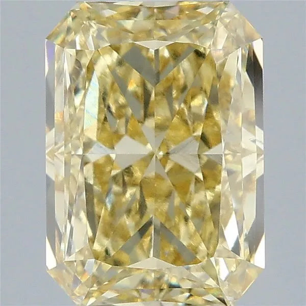 3.10ct Radiant Lab Grown Diamond (Colour Fancy Yellow, Clarity VVS2, IGI Certified)