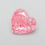 6.08ct Heart Lab Grown Diamond (Colour Fancy Vivid Pink, Clarity VVS2, IGI Certified)
