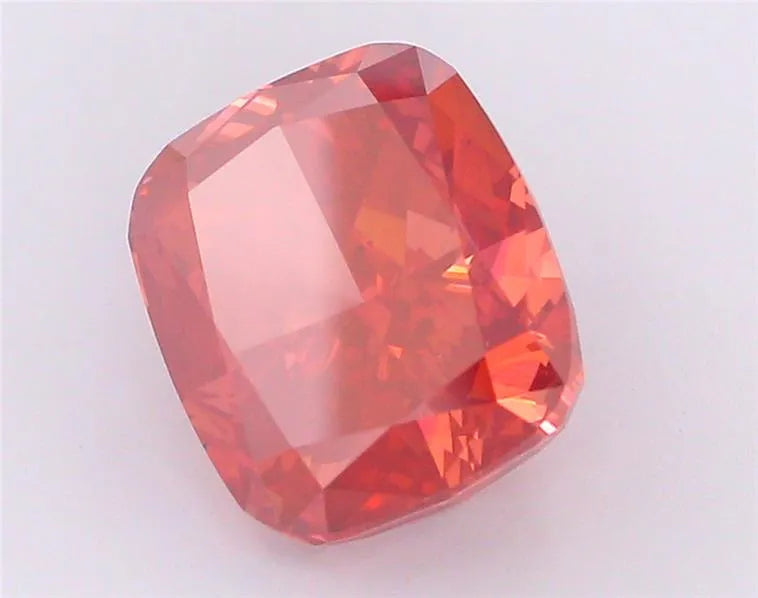 6.23ct Cushion modified Lab Grown Diamond (Colour Fancy Vivid Red, Clarity VS2, IGI Certified)