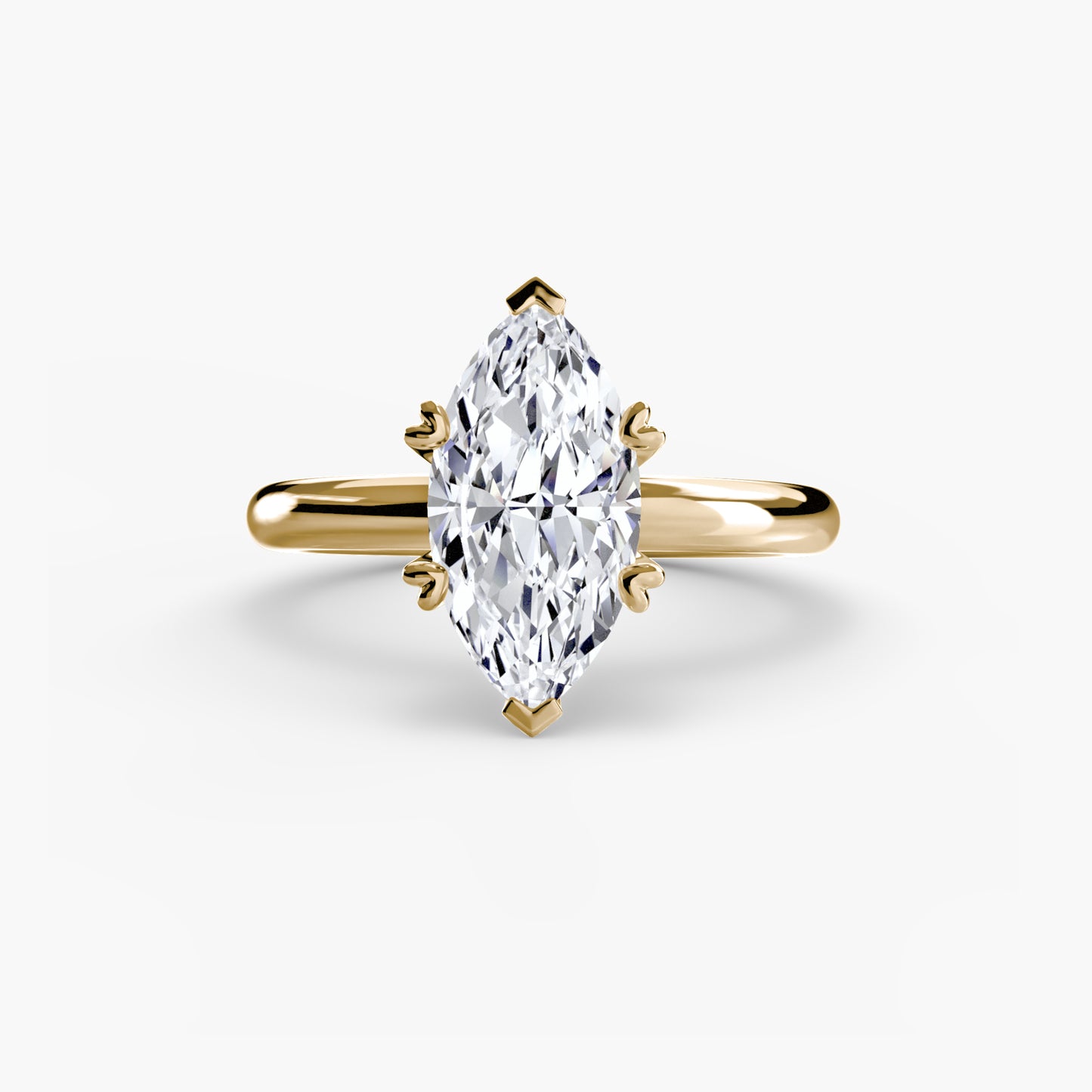 The "Sarah" with Heart Prongs