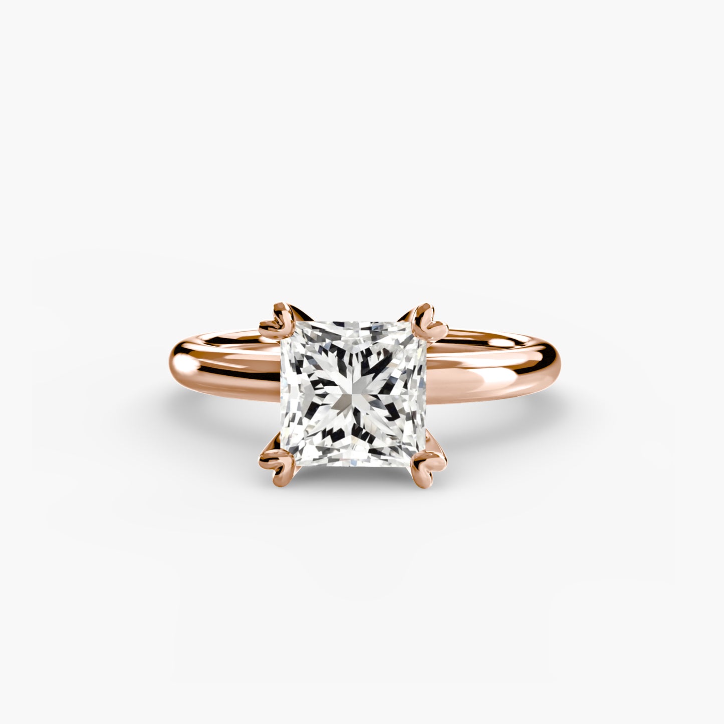 The "Sarah" with Heart Prongs