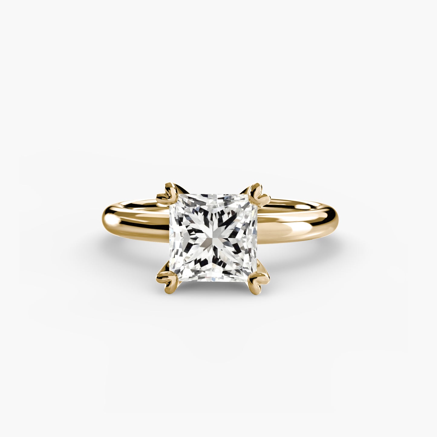The "Sarah" with Heart Prongs